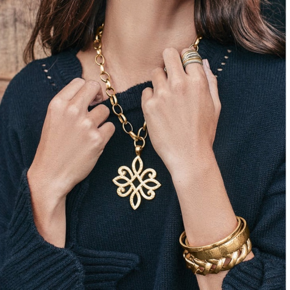 Brighton Apollo Necklace Brushed Gold